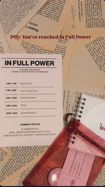 POV Story showing the In Full Power program among book pages